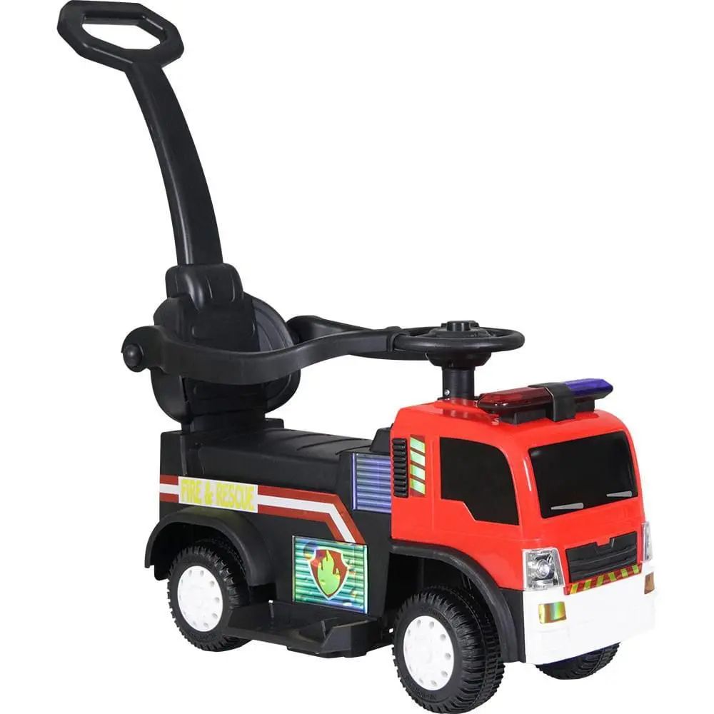 Factual Toys - Kid's Fire Engine Powered Ride-On Push Truck 6V - Red