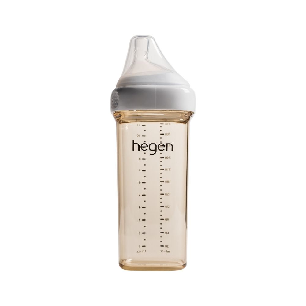 Hegen - PCTO Feeding Bottle PPSU 330ml 6M+ - White