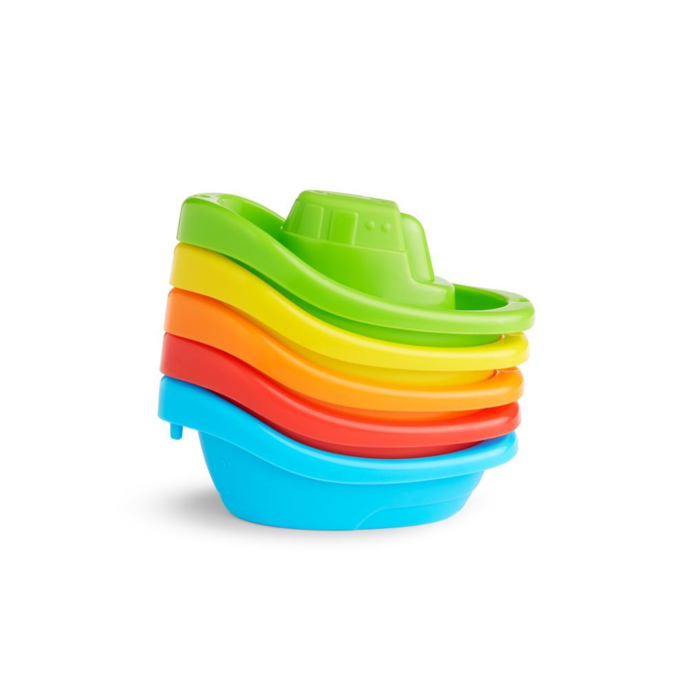 Munchkin - Fleet Of Boats Bath Toy Set - 5 Pcs