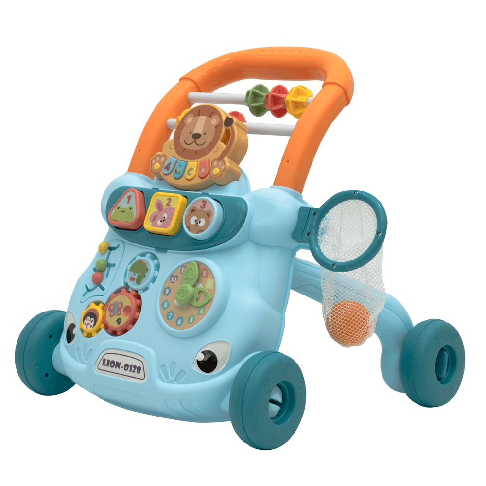 MOON - Baby Push Activity Walker - Blue