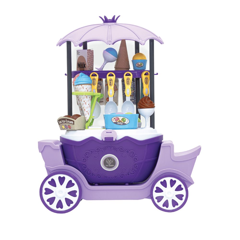 Moon - 4-in-1 Ice Cream Cart Playset - 69pcs