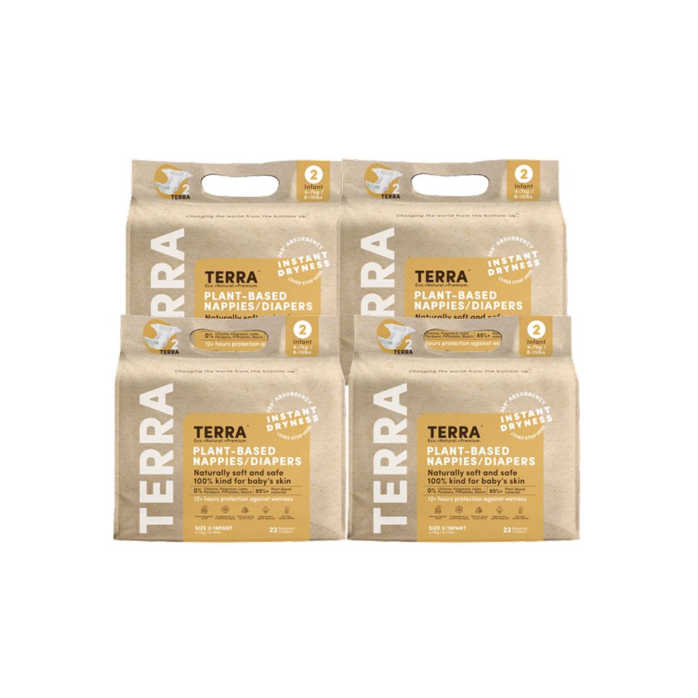 Terra - Infant Diaper - Pack of 4 - 22s
