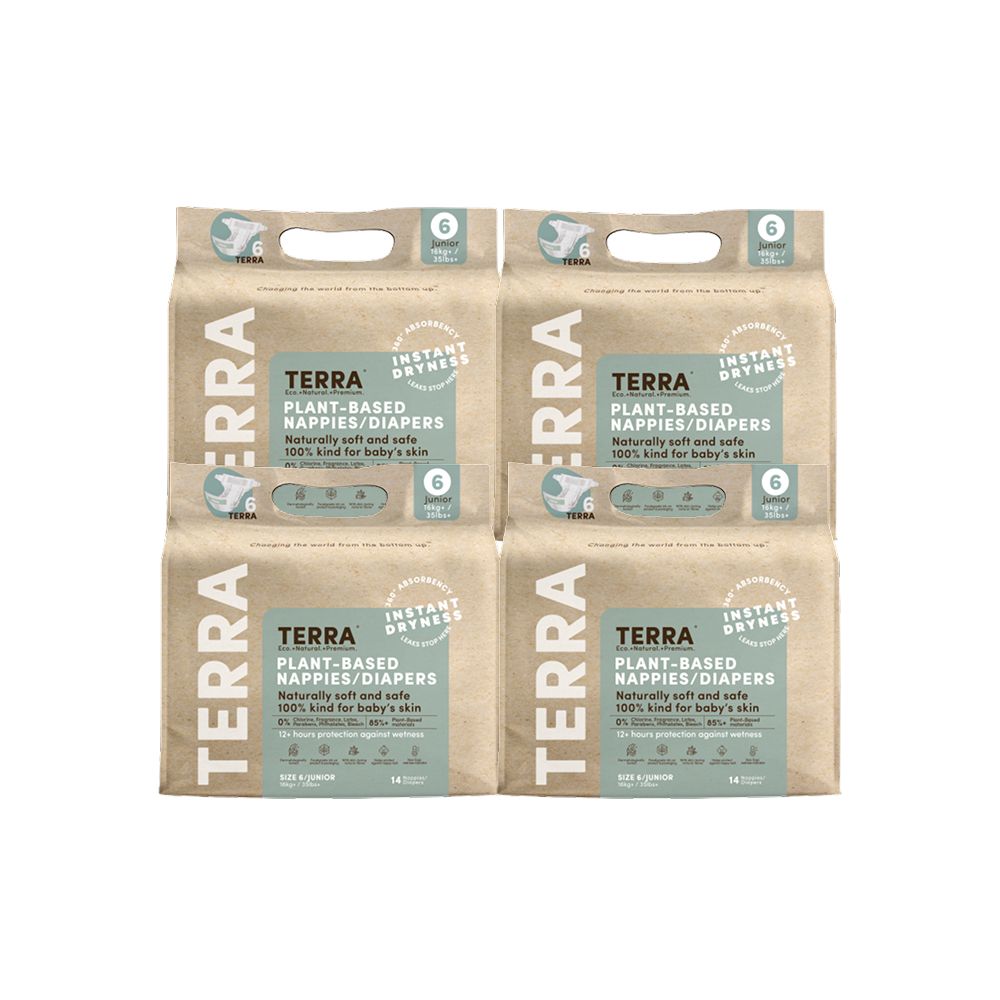 Terra - Junior Diaper - Pack of 4 - 14s