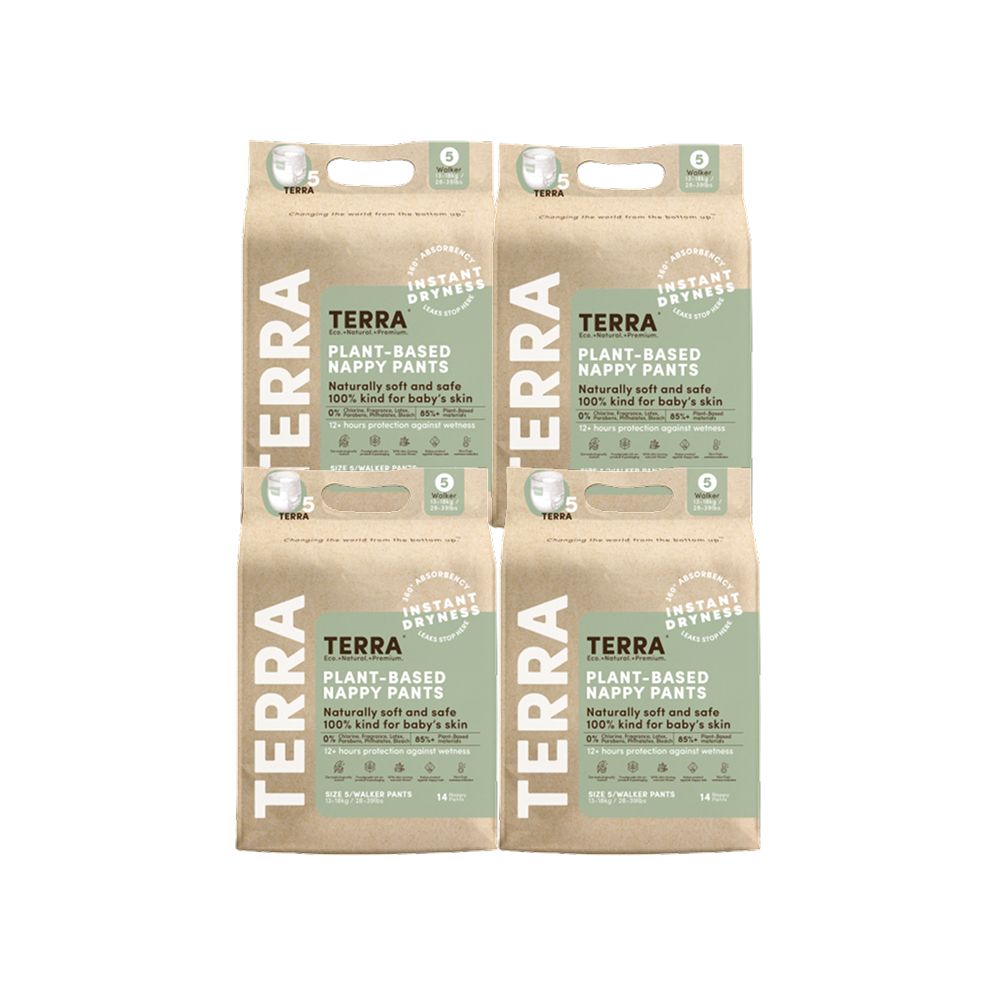 Terra - Walker Pants Diaper - Pack of 4 - 14s