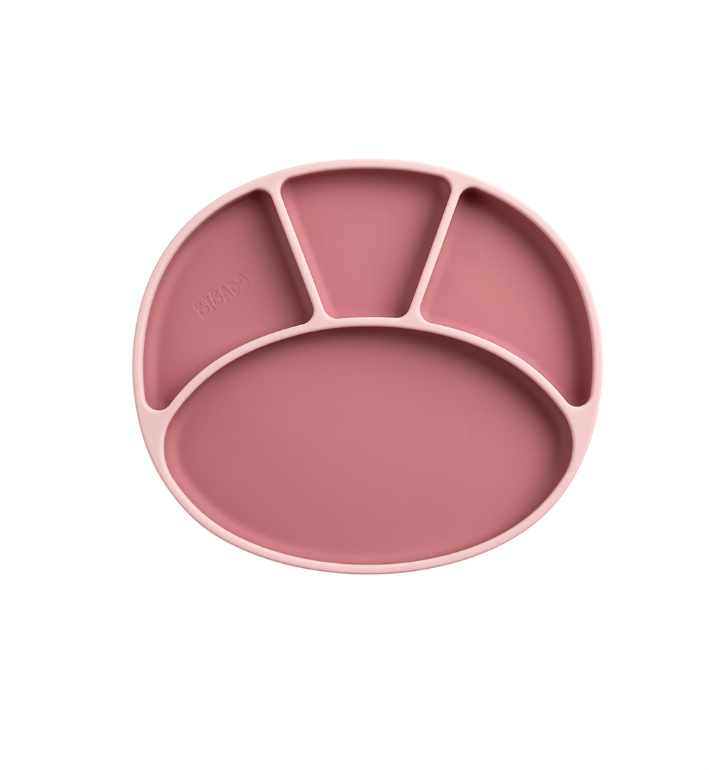 Bibado - Super Suction Silicone Divider Plate - Blush