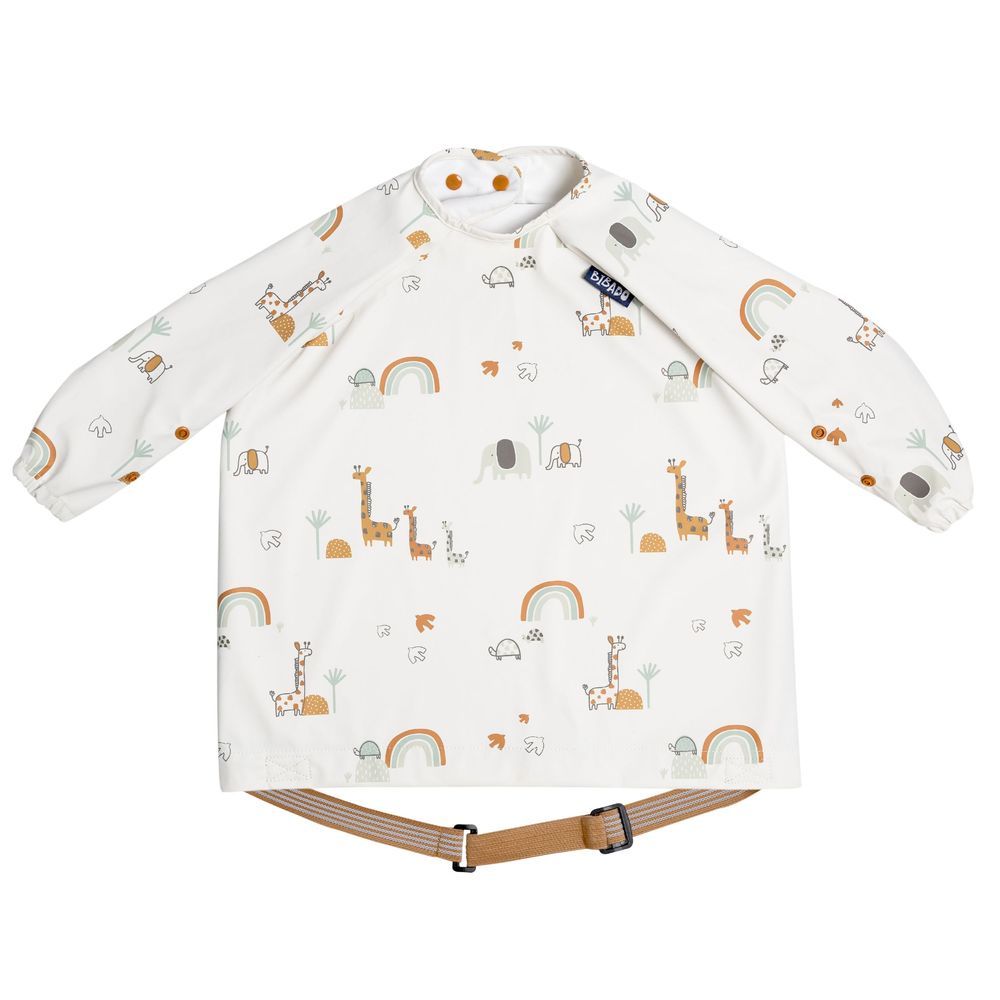 Bibado - Coverall Long Sleeves Baby Weaning Bib - Serengeti Spaghetti