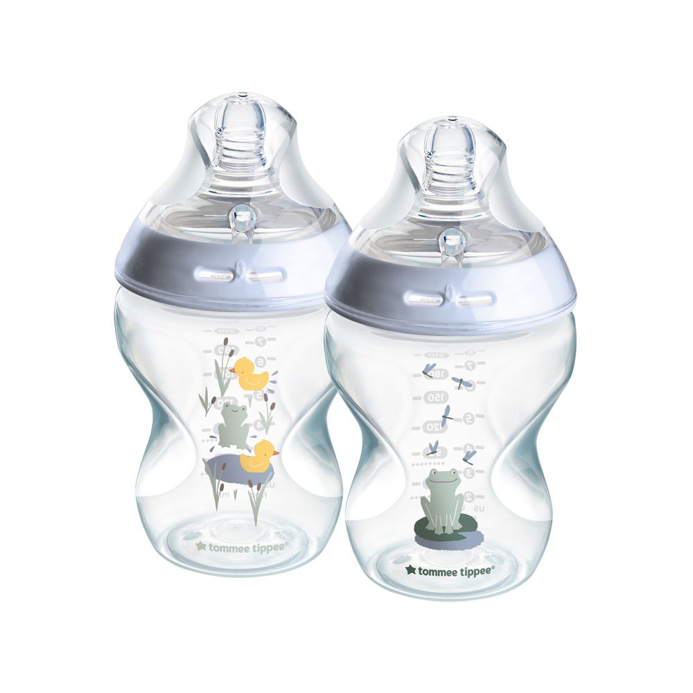 Tommee Tippee - Closer to Nature Feeding Bottle 260ml - Olie - 2 pcs