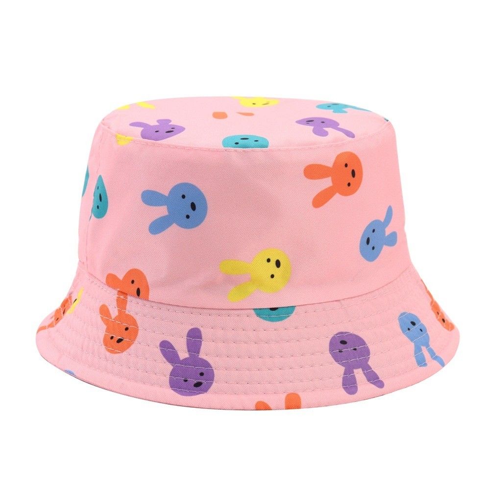 Wonder Kids - Girl's Printed Bucket Hat - Pink