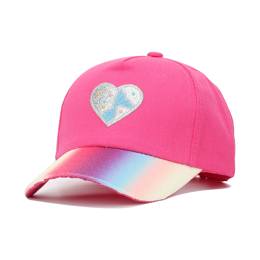 Wonder Kids - Adjustable Snapback Polyester Cap - Heart Pink