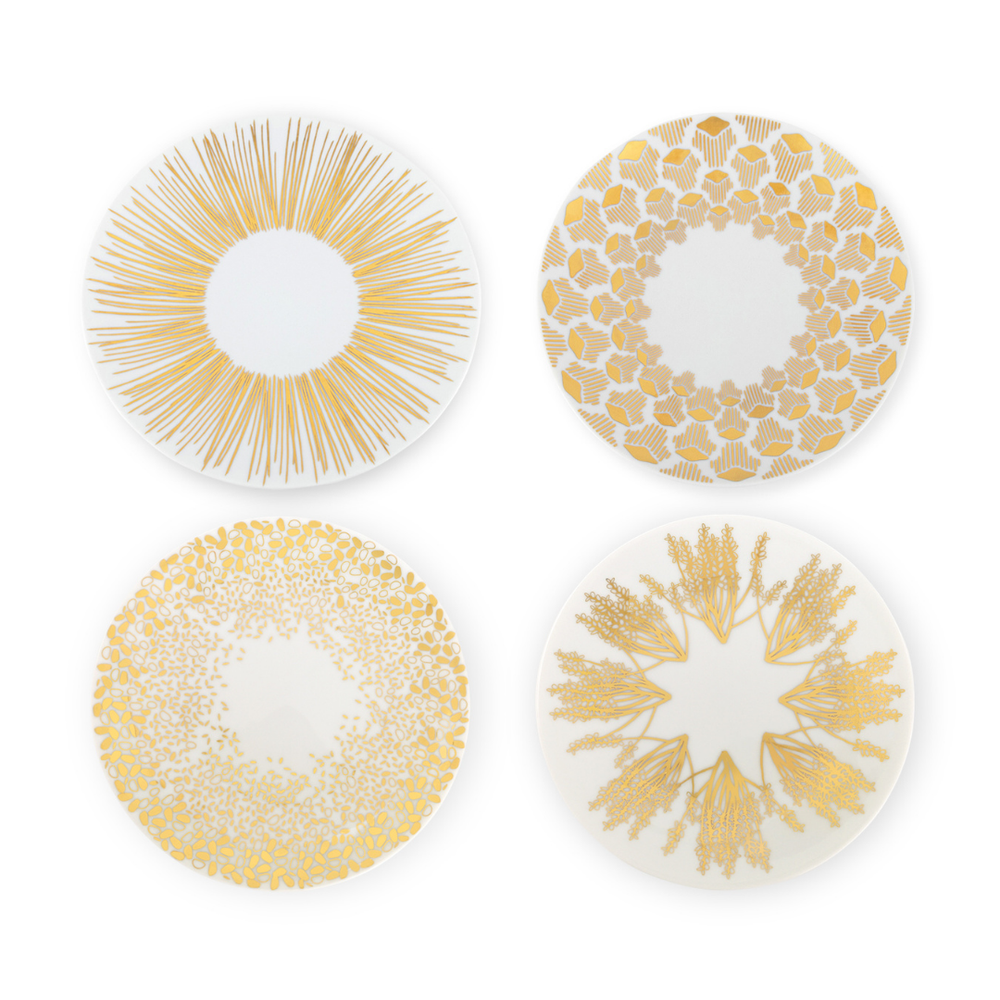 Silsal - Razan Alazzouni Tamrah Dessert Plates Set Of 4