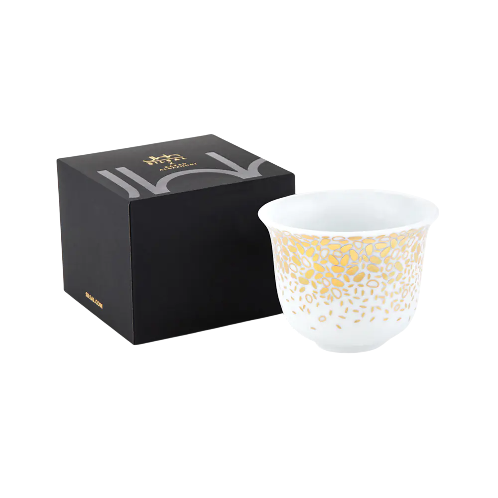 Silsal - Razan Alazzouni Tamrah Arabic Coffee Cup - Dates Spread