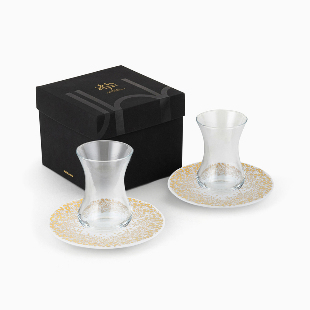Silsal - Razan Alazzouni Tamrah Istikanah & Saucer 2Pcs - Dates Spread