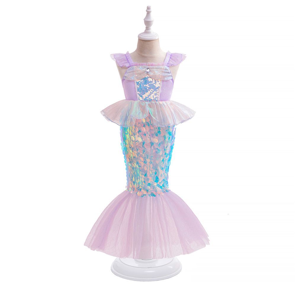 Sugar Rush - Girl's Embellished Regular Party Dress - Pink