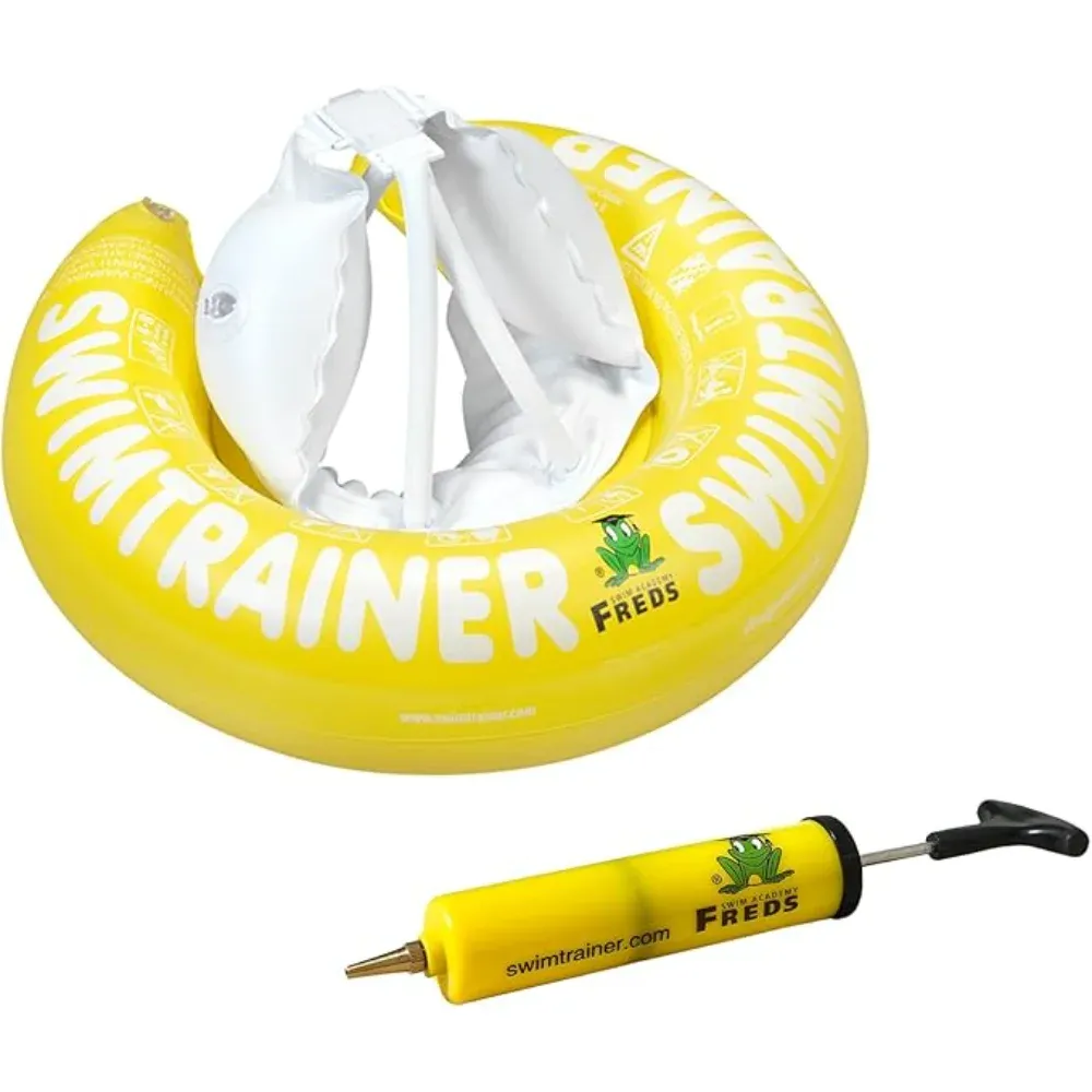 Freds Swim Academy - Swim Tube & Hand Pump - Yellow