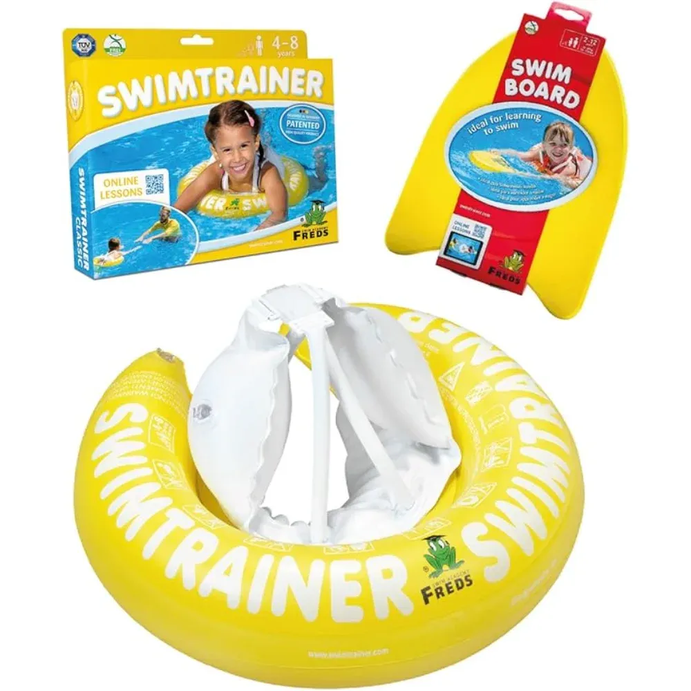 Freds Swim Academy - Swim Tube & Swimboard - Yellow