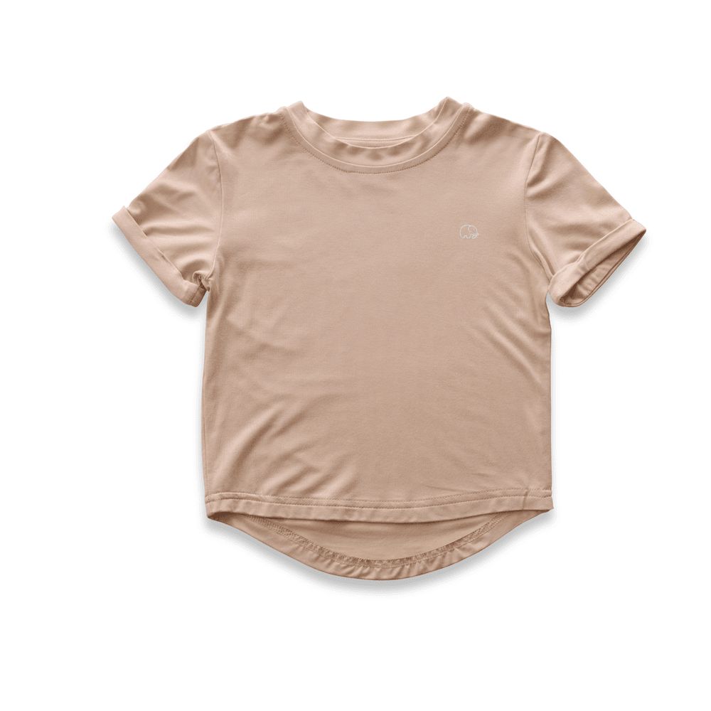 Anvi Baby - Bamboo Spandex T-Shirt - Coral Peach