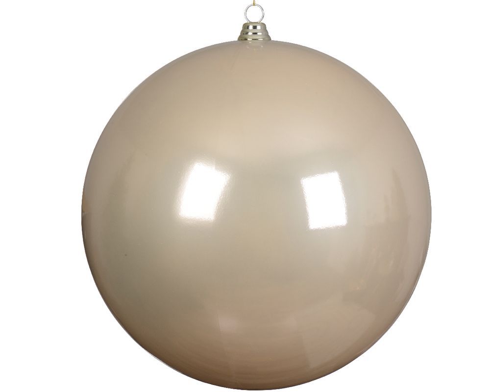 Kaemingk - Shiny Shatterproof Bauble - Pearl - 40 cm