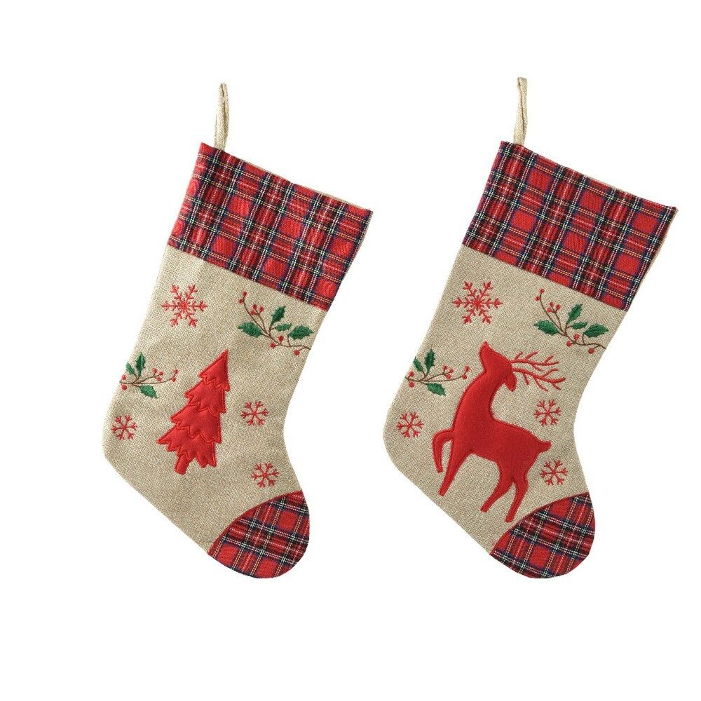 Kaemingk - Christmas Stocking - 1pc - Style May Vary