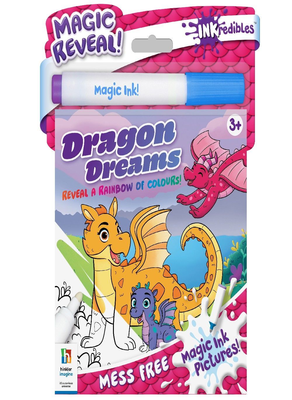 Hinkler - Inkredibles Magic Ink Pictures Dragon Dreams Kit