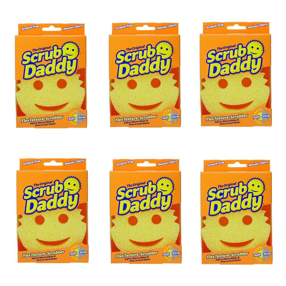 Scrub Daddy -  Scratch-free Multipurpose Sponge Variety Pack 6Pcs