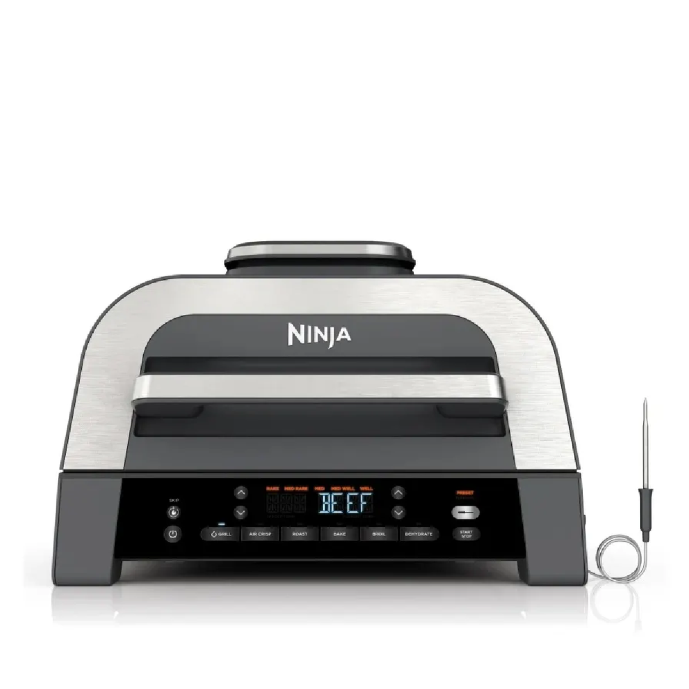 Ninja - 6-In-1 Max Grill And Air Fryer 3.8L - Black/Silver