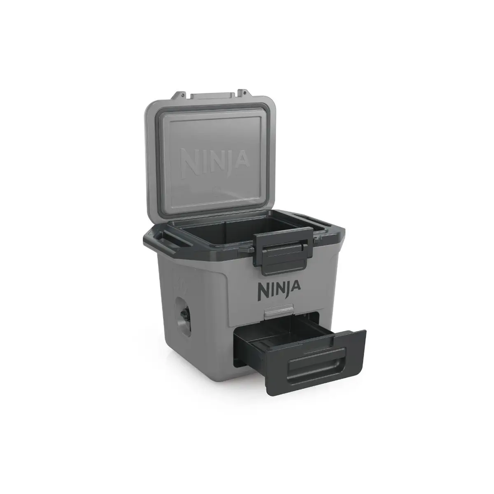 Ninja - Frost Vault 30QT/28L Hard Insulated Cooler With Dry Zone - Slate Grey