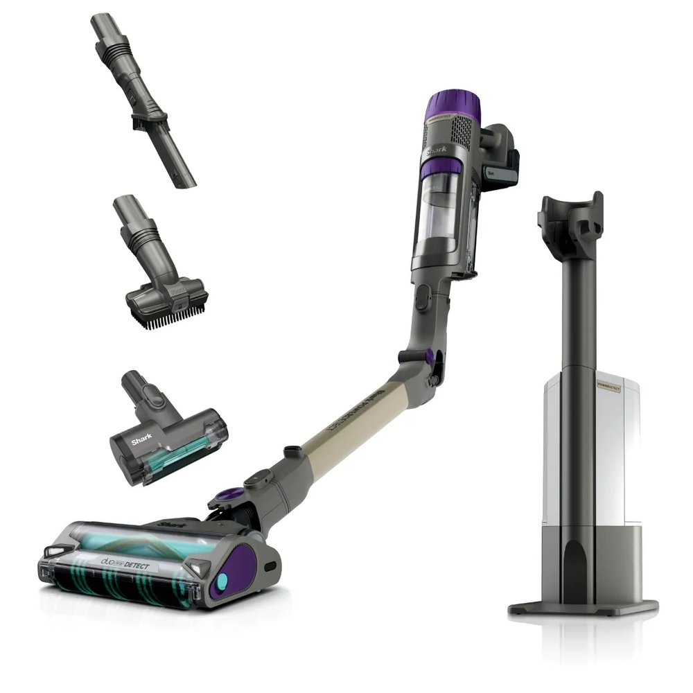 Shark - Power Detect Clean And Empty Cordless Pet Vacuum Cleaner - Grey