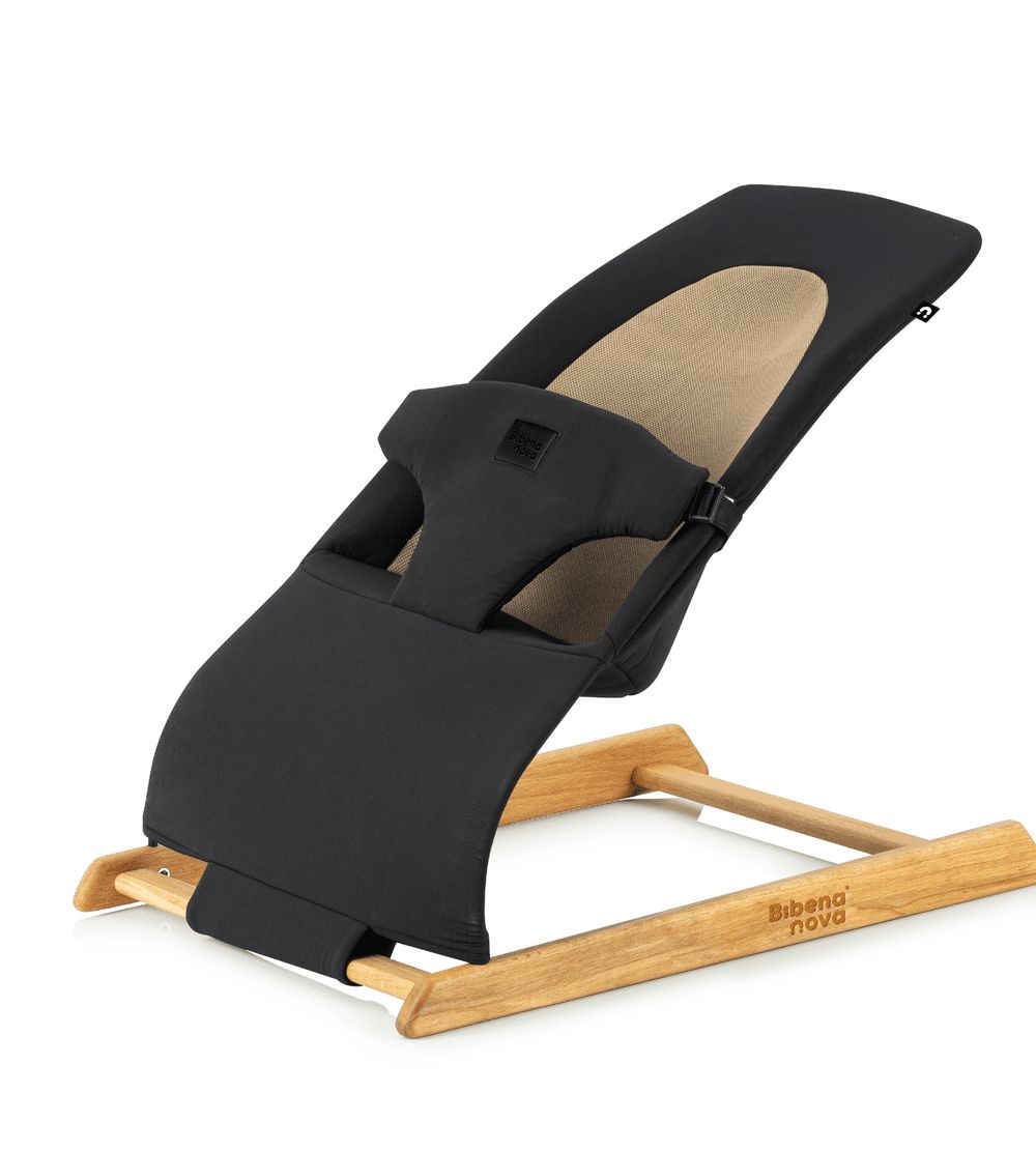 Bibena Nova - Adjustable Pony Bouncer For Growing Babies - Black