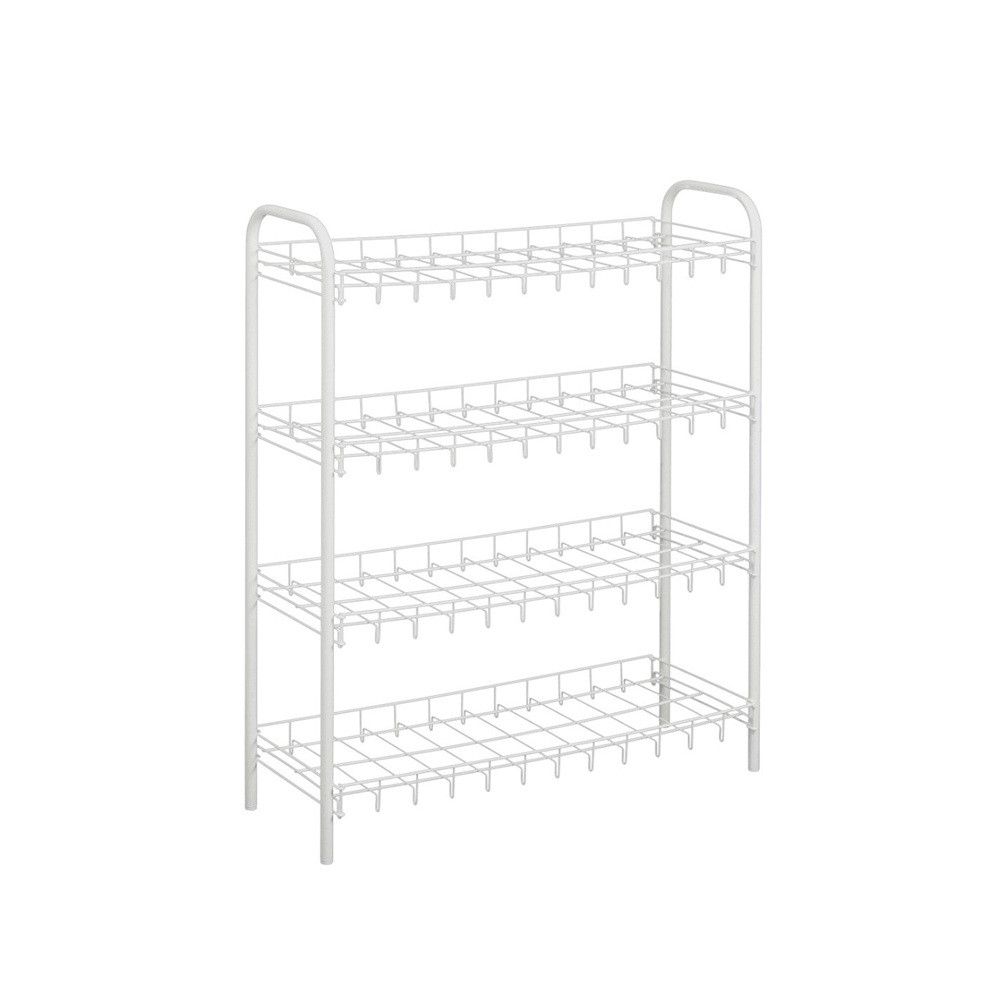 Metaltex - 4 Tier Shoe Rack - White