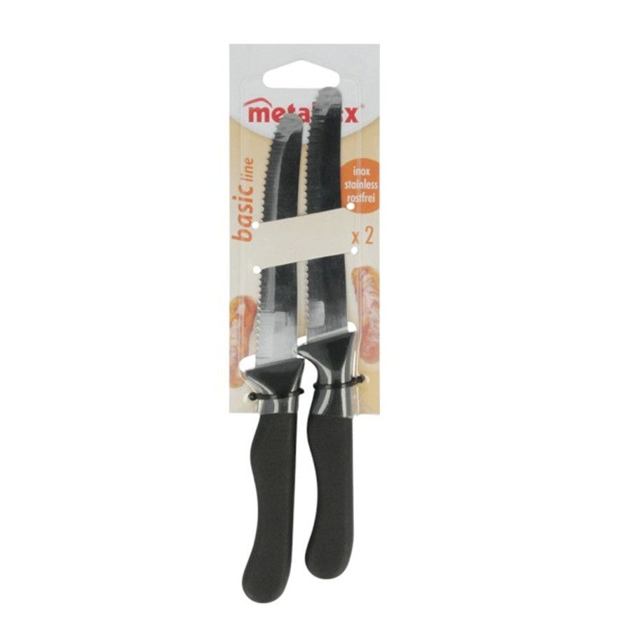 Metaltex - Modern And Durable Stainless Steel Knives - 2 Pcs
