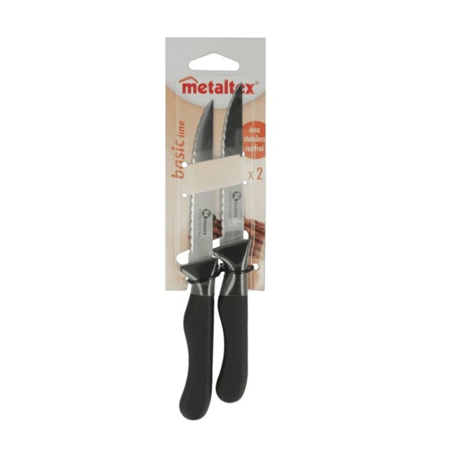 Metaltex - Basic Steak Knives - 2 Pcs