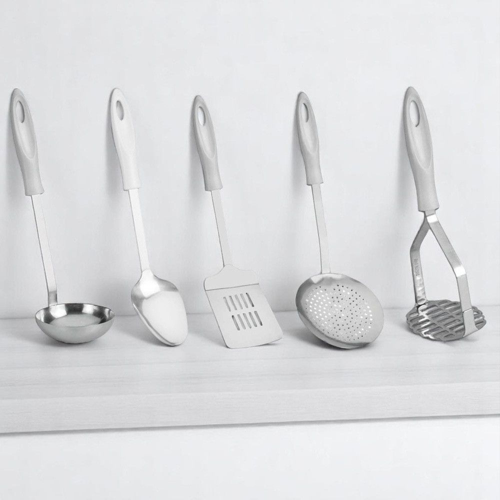 Metaltex - Kristall Kitchen Utensil Set – 5 Pcs