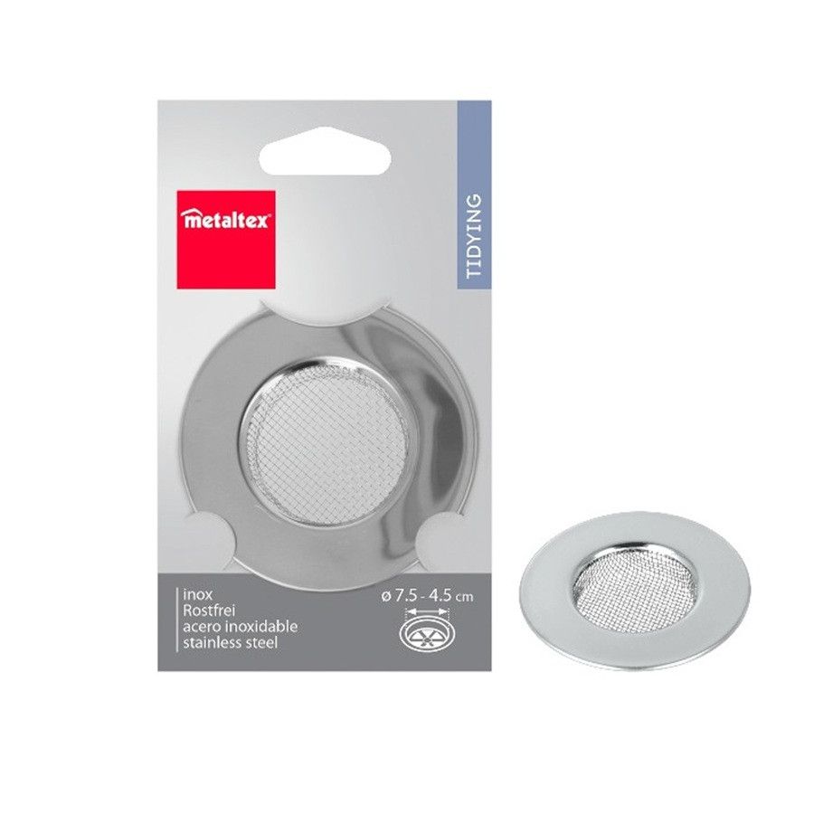 Metaltex - Stainless Steel Sink Strainer With Mesh