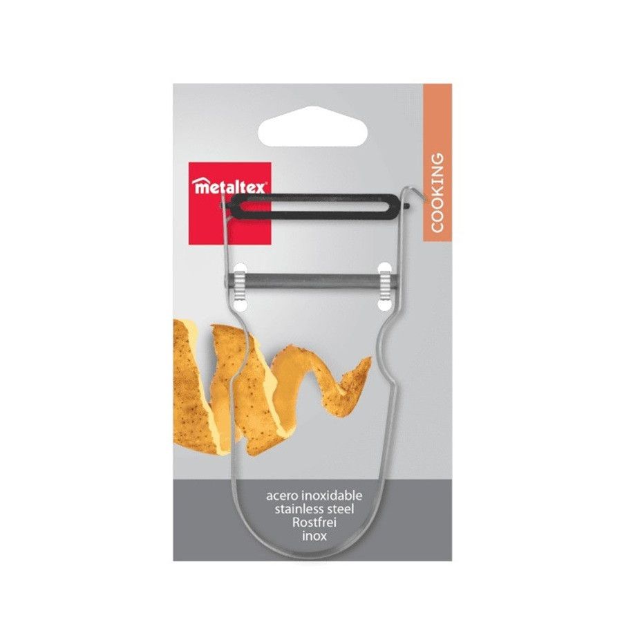 Metaltex - Zack Stainless Steel Swivel Vegetable Peeler