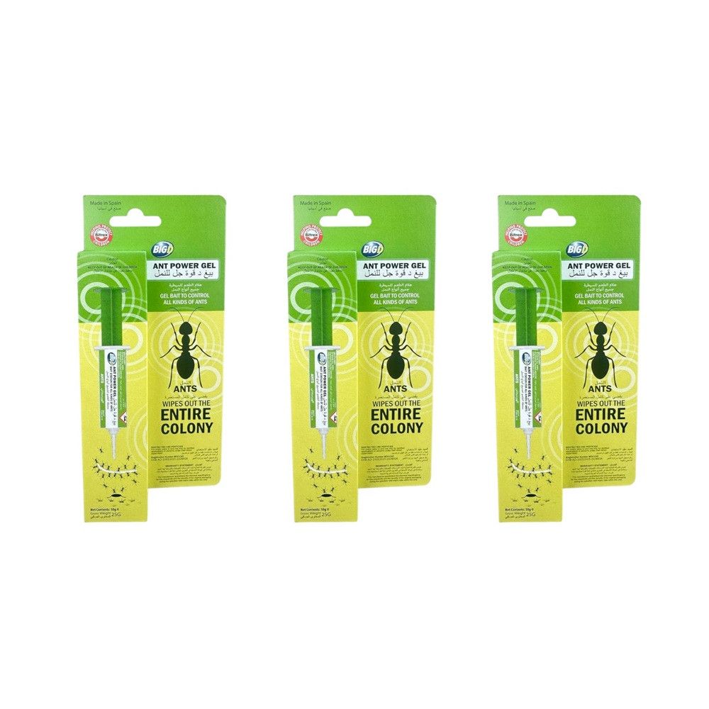 Big D - Ant Power Gel Bait Syringe - Pack of 3 - 10 gm