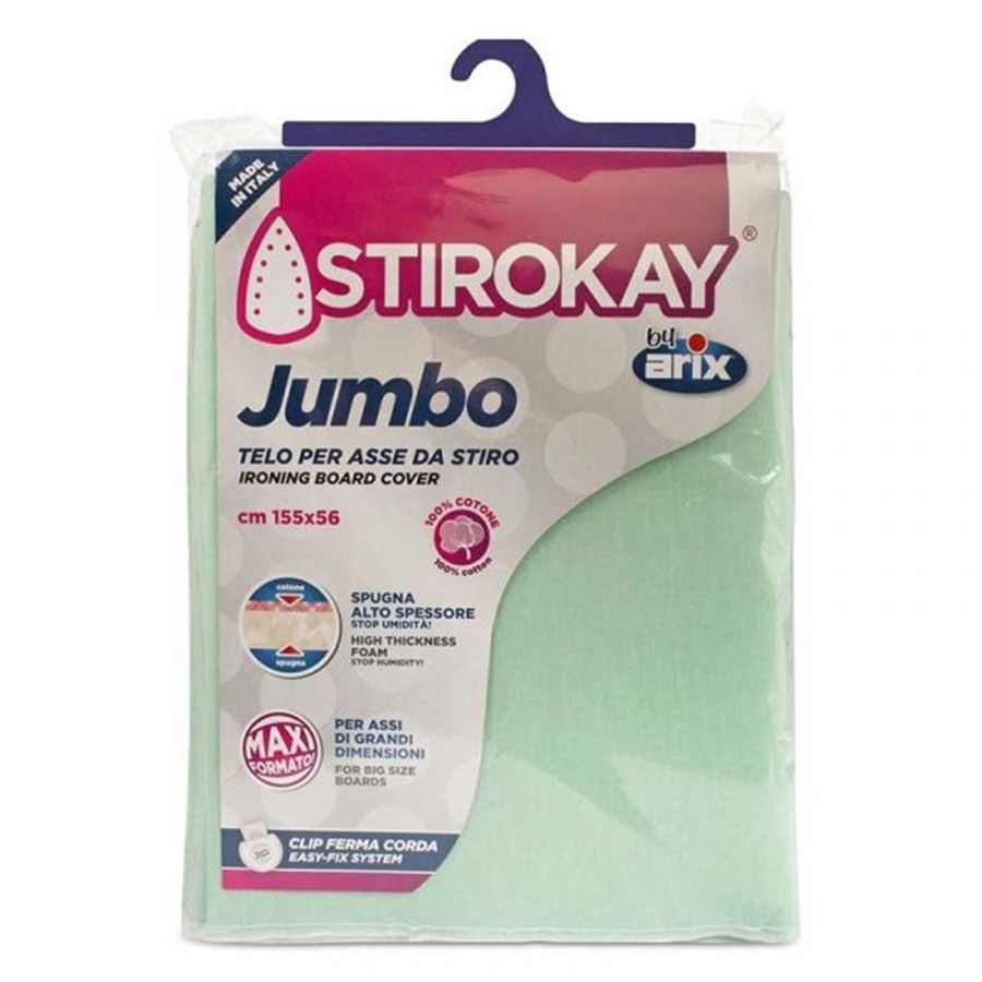 Stirokay - Jumbo Ironing Board Cover - Green - 155x56 cm