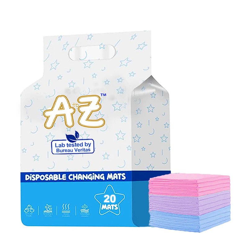 A To Z - Disposable Changing Mats - Pack Of 20 - Multicolor - Large