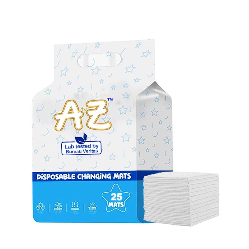 A To Z - Disposable Changing Mats - Pack of 25 - White - Large