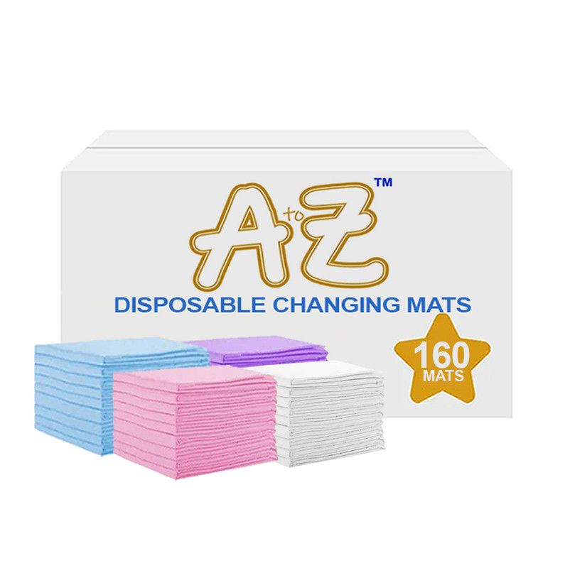 A To Z - Disposable Changing Mats - Pack of 160 - Multicolor - Large