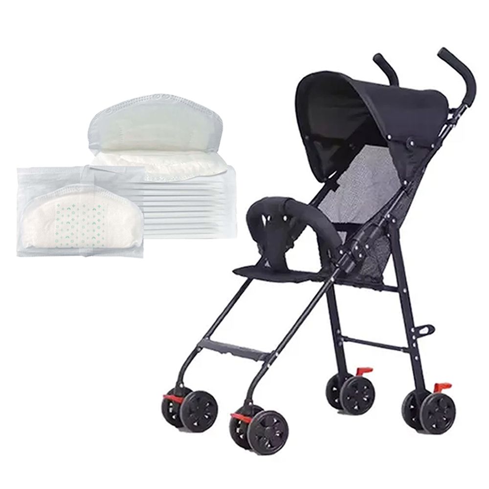 Star Babies - Light Weight Baby Stroller With Disposable Breast Pad - 25 Pcs - Multicolor