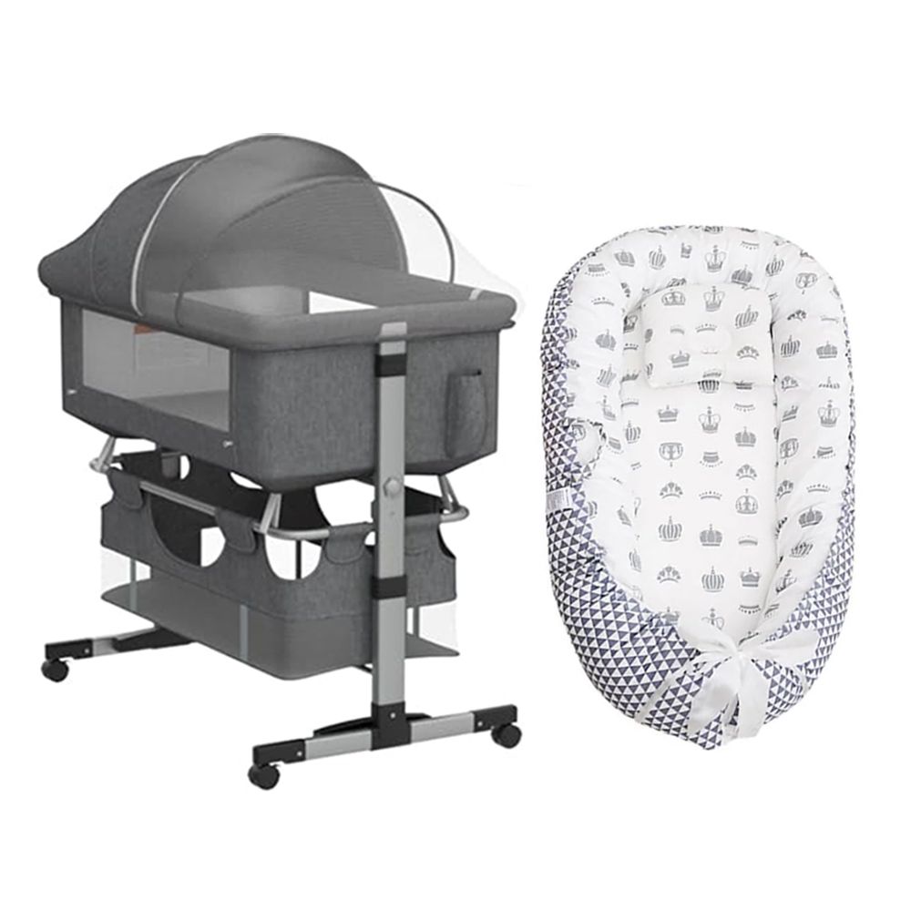 Star Babies Baby - Crib & Sleeping Pod - Grey