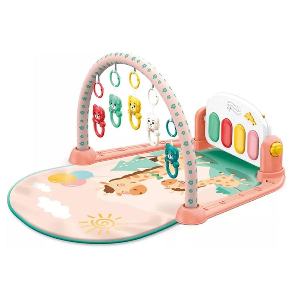 Star Babies - Double-Sided Pedal Piano Activity Playmat - Pink