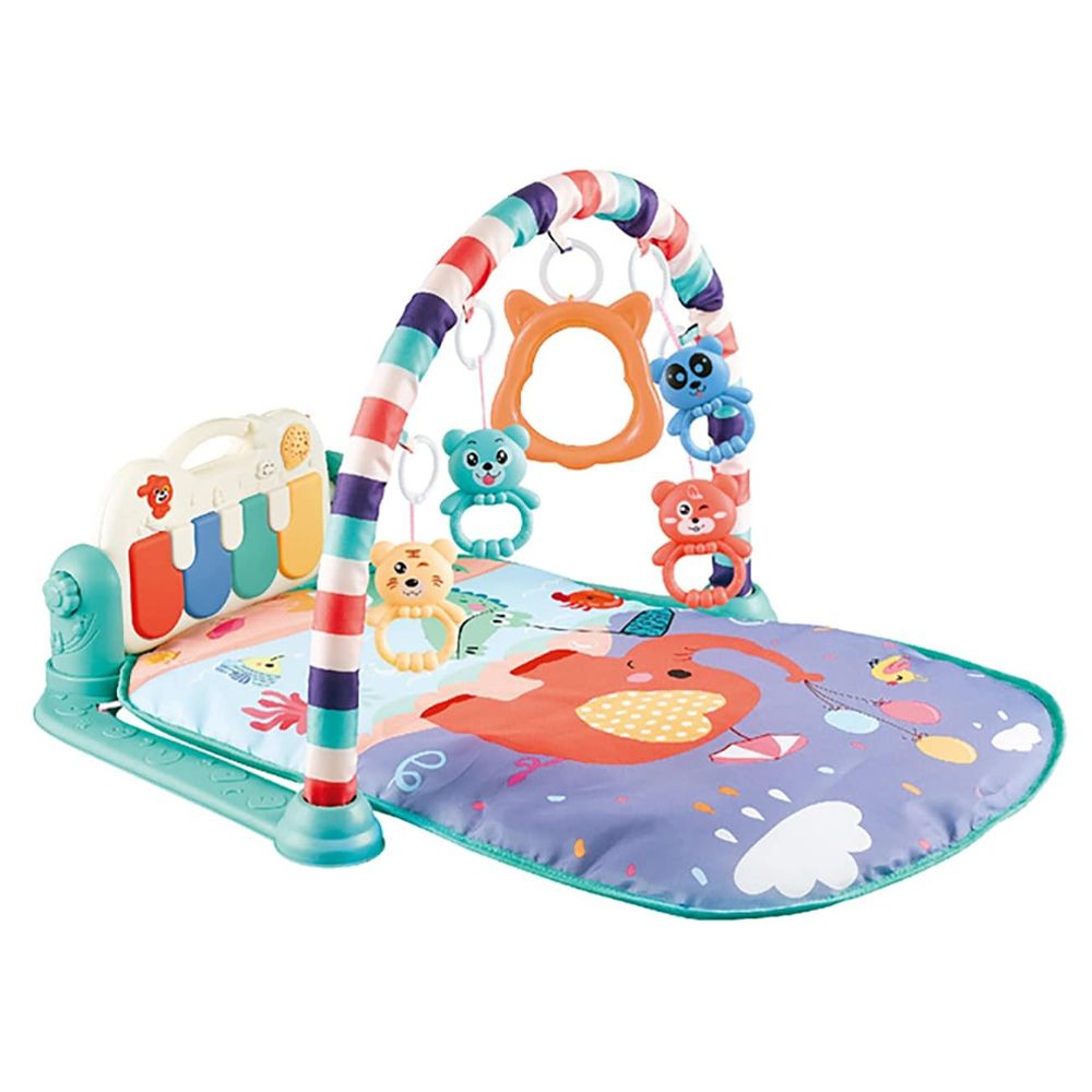 Star Babies - Double-Sided Pedal Piano Activity Playmat - Blue