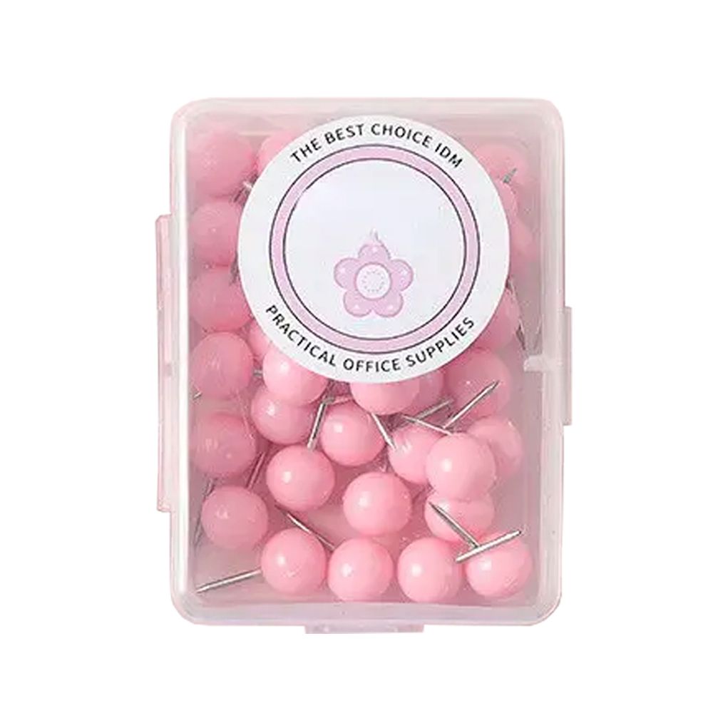 Star Babies - Push Pins - 40 Pcs - Pink - Small