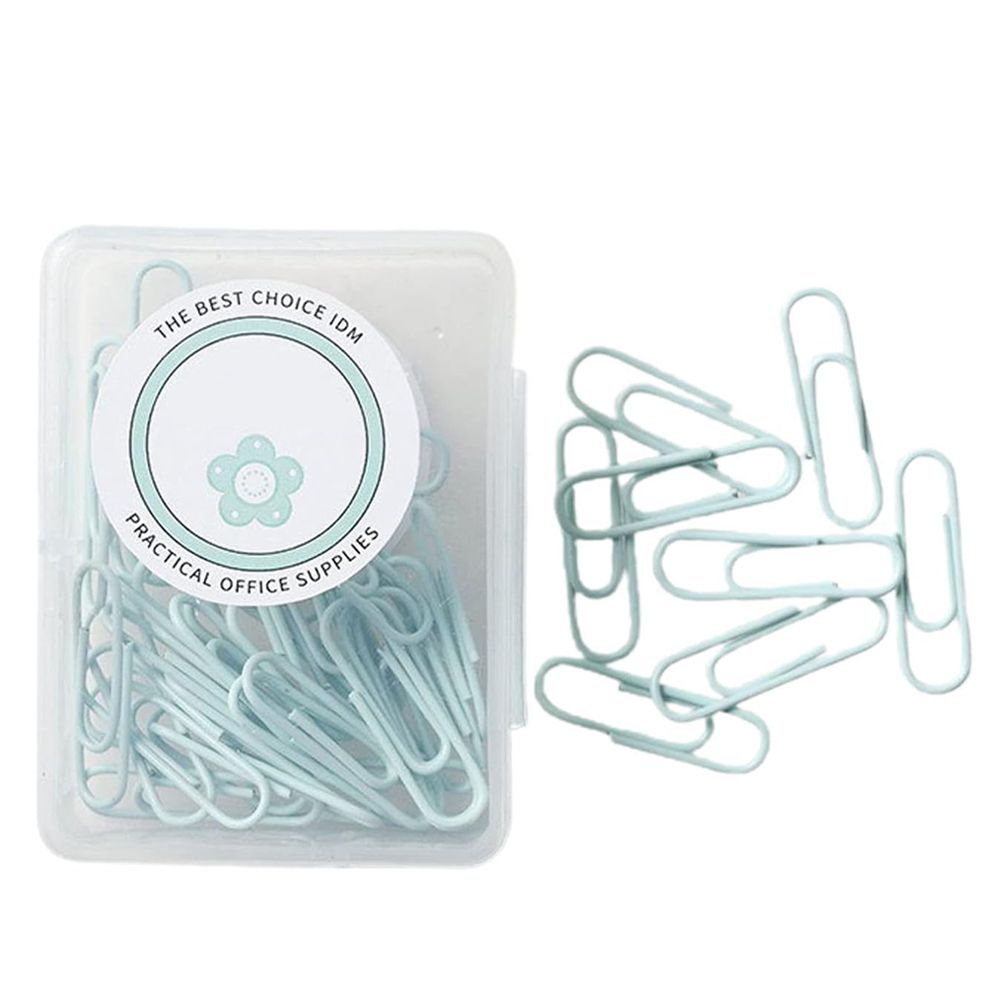 Star Babies - Boxed Paper Clips - 50 Pcs - Green