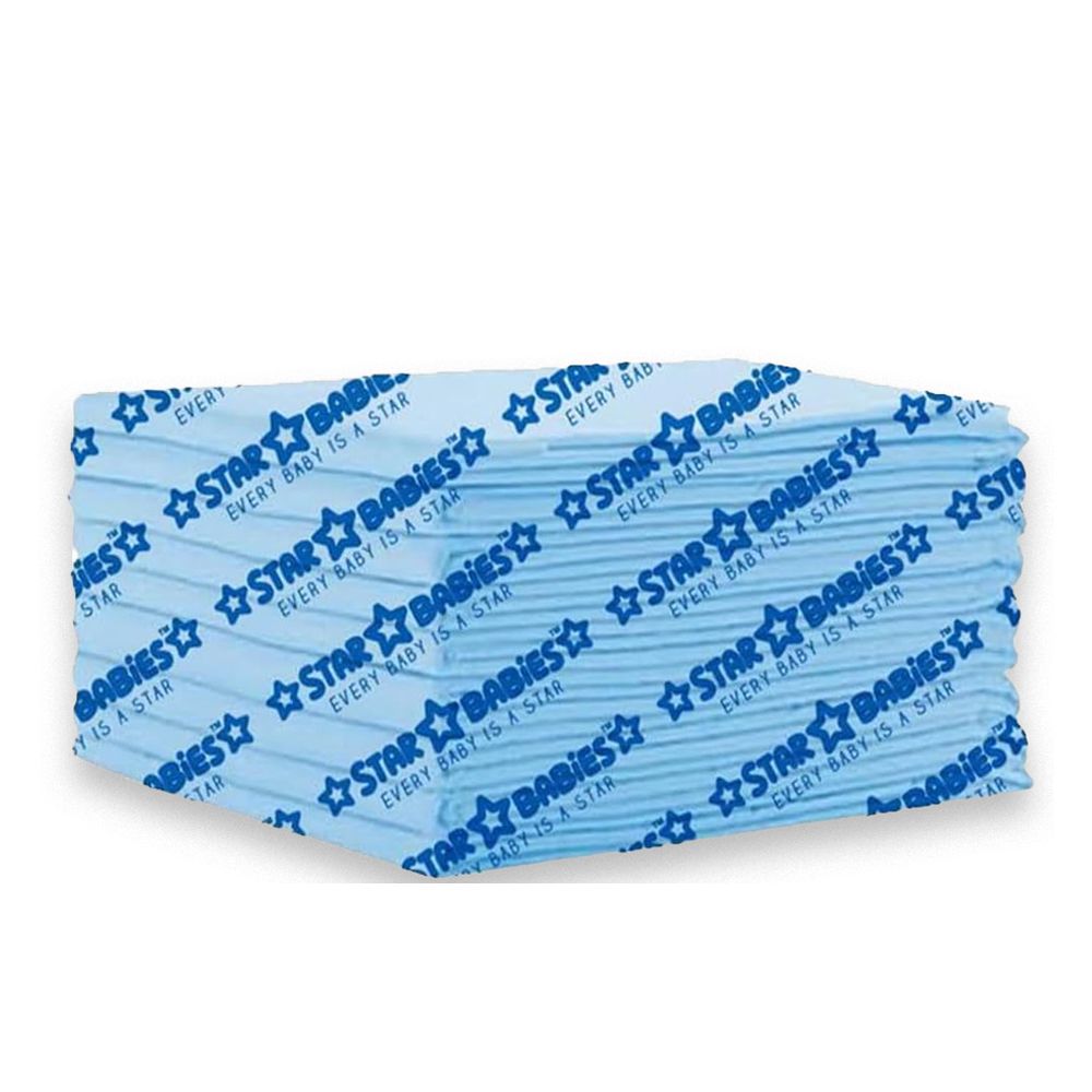 Star Babies - Disposable Changing Mats - Blue - 33x45 cm - 30 Pcs