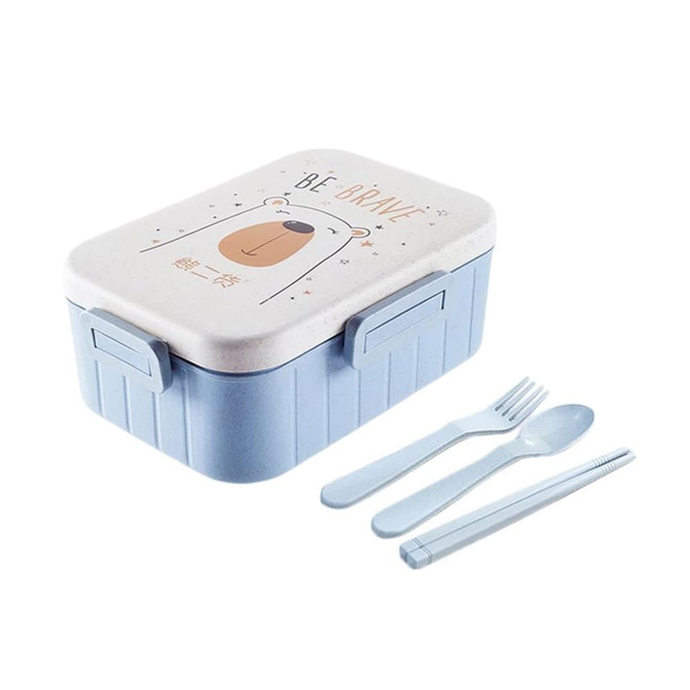 Star Babies - Lunch Box With Compartment - Blue