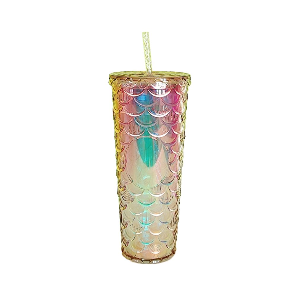 Star Babies - Shiny Bling Glitter Dimond Bottle With Lid And Straw - 750ml