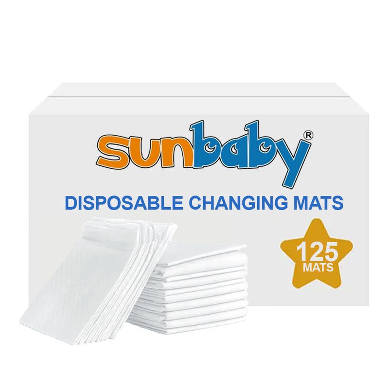 SunBaby - Disposable Changing Mats - White - 45x60 cm - 125 Pcs