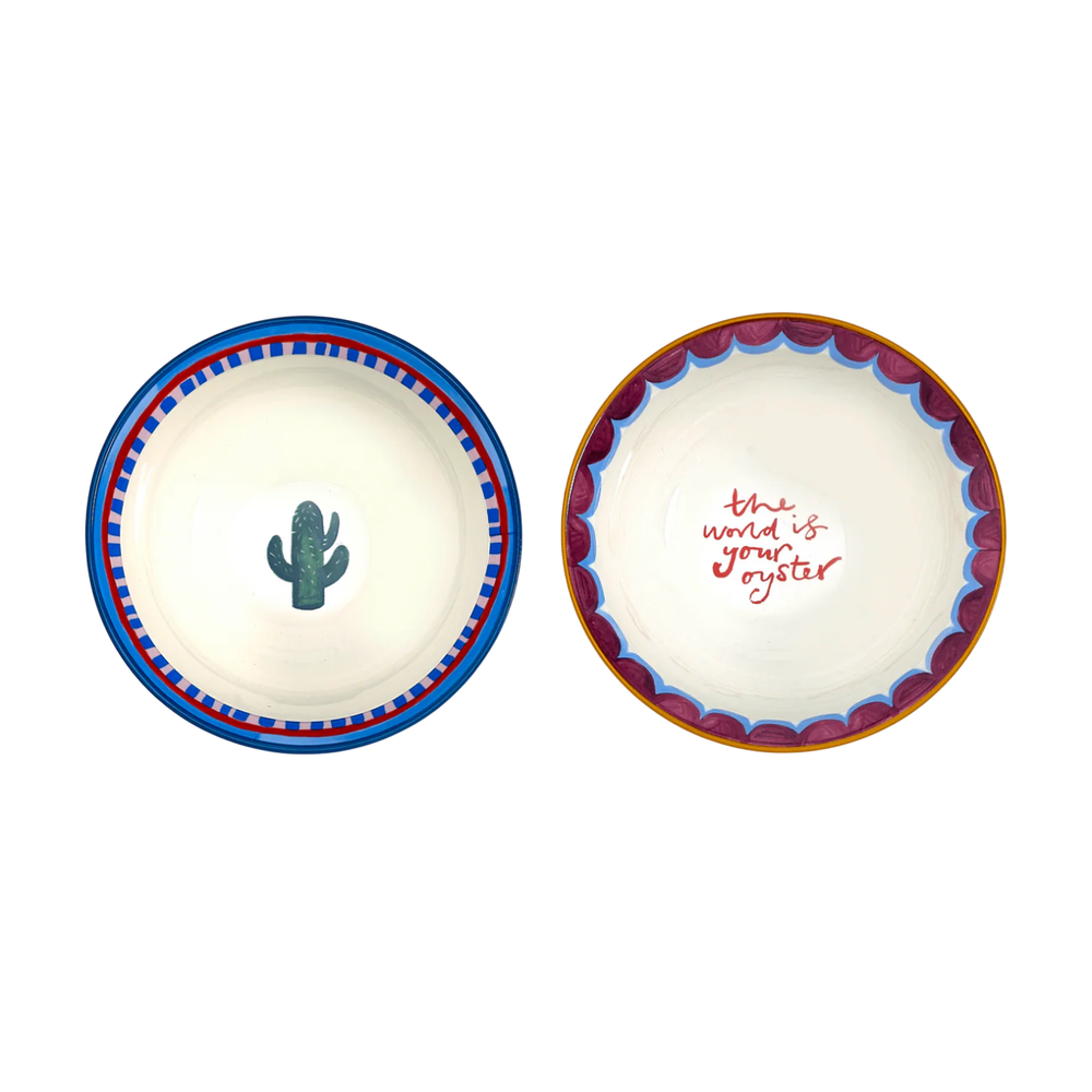 Eleanor Bowmer - Electric Coast Nibble Bowls Sun And Lips - 2 Pcs